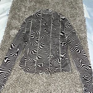 h&M sheer long sleeve